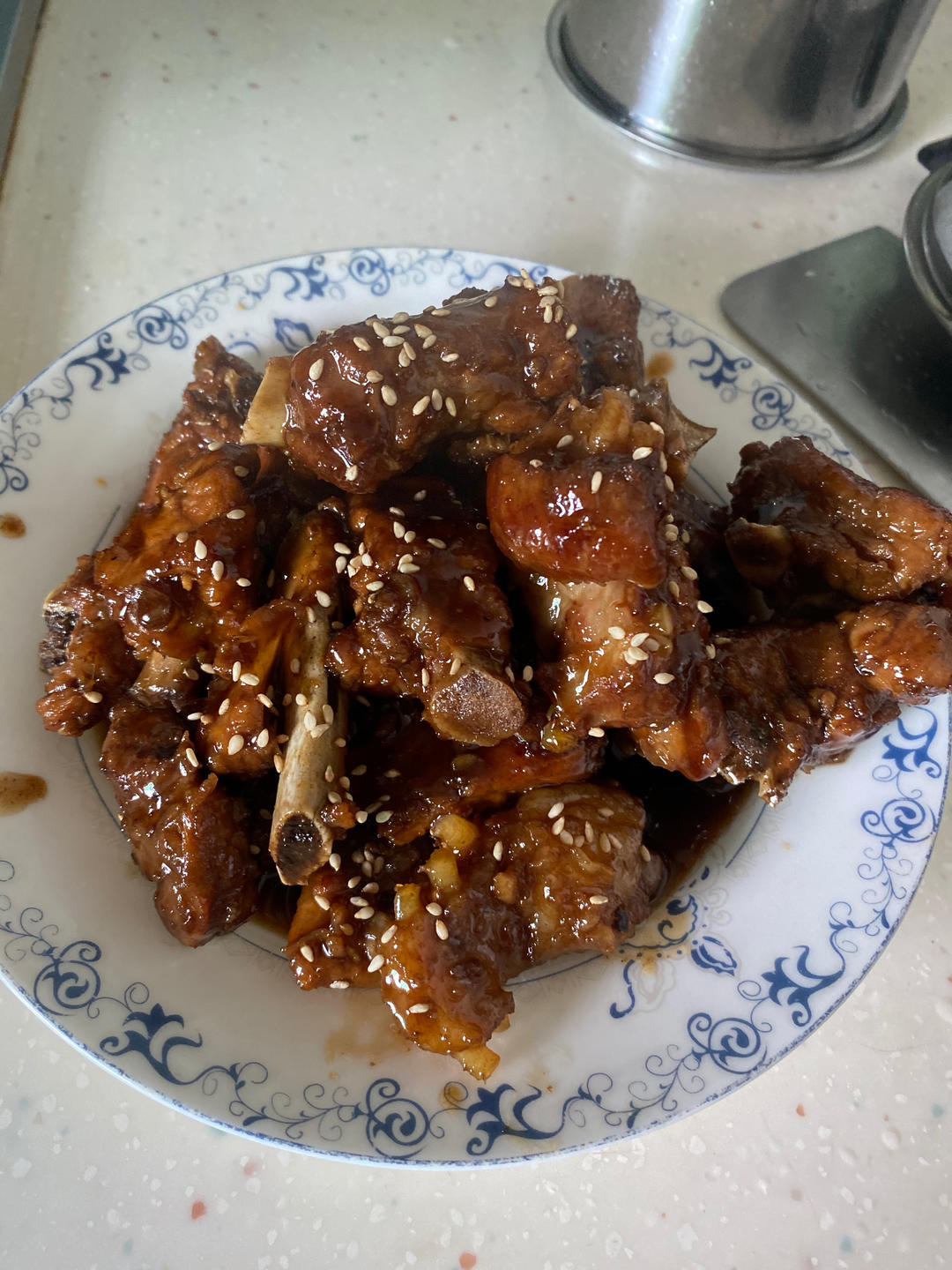 糖醋排骨/糖醋小排（不放油）（12345口诀做出正宗上海本帮）