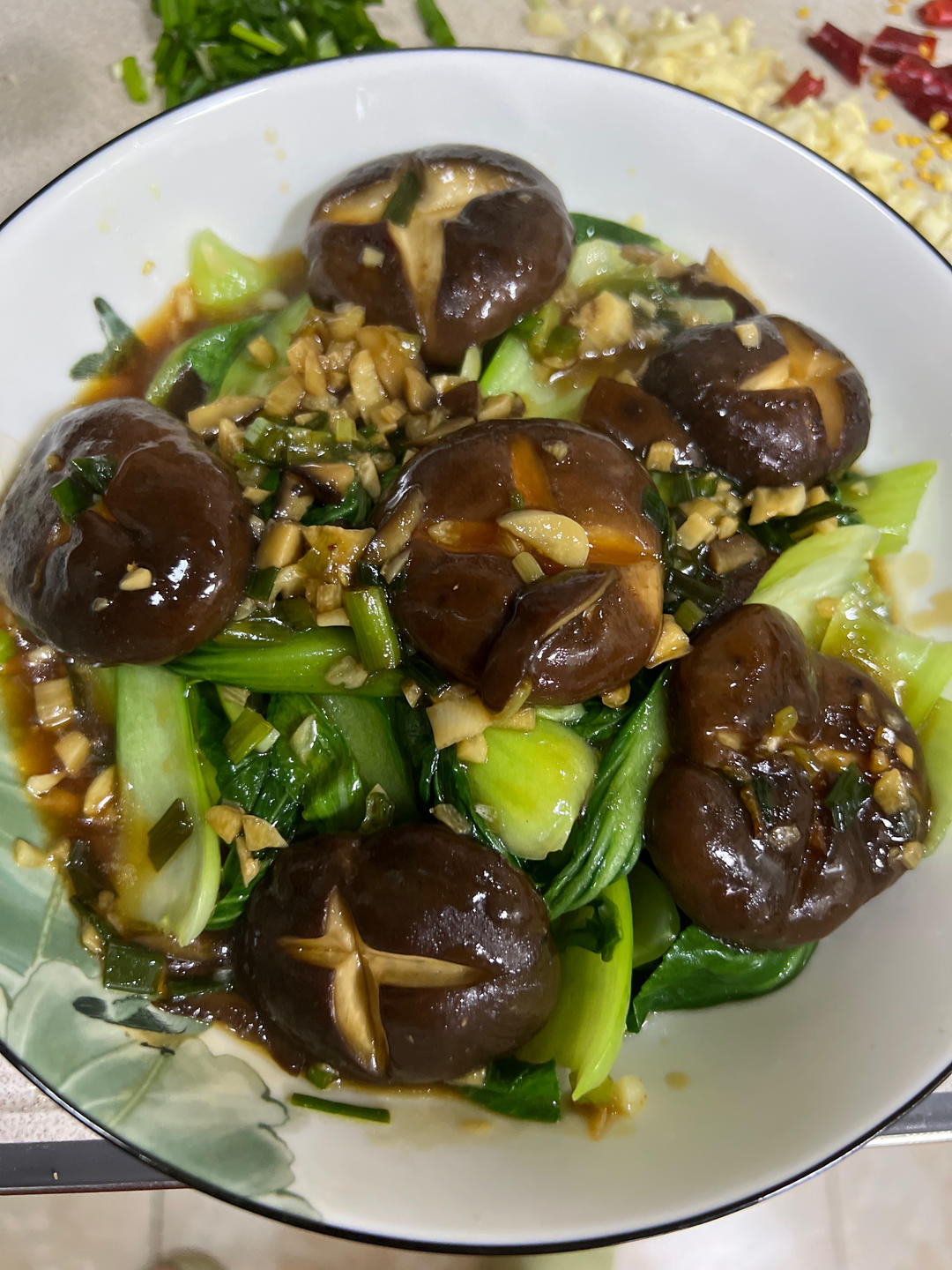 蚝油香菇小油菜