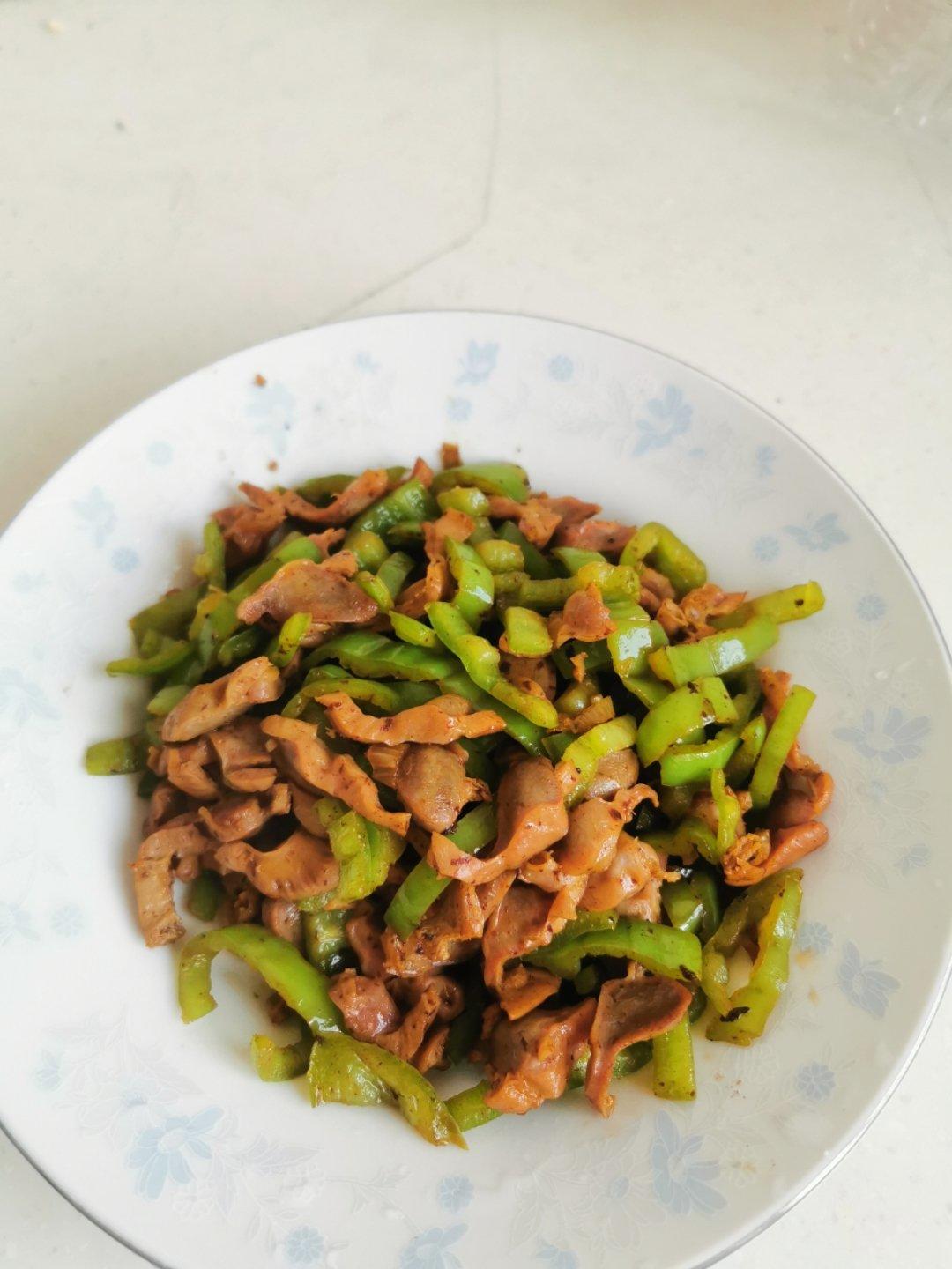 巨好吃的青椒炒鸡胗