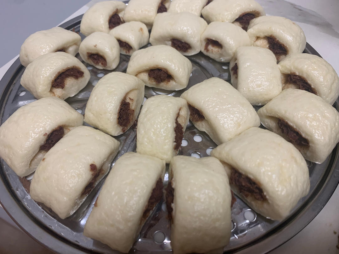 奶香红豆小馒头