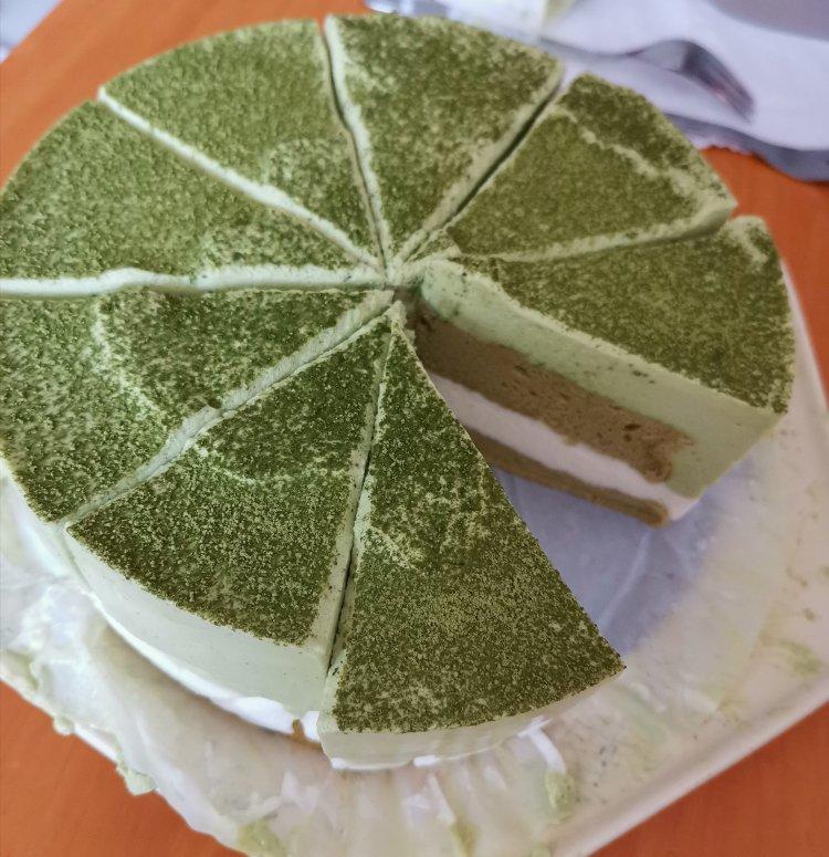 抹茶双享慕斯