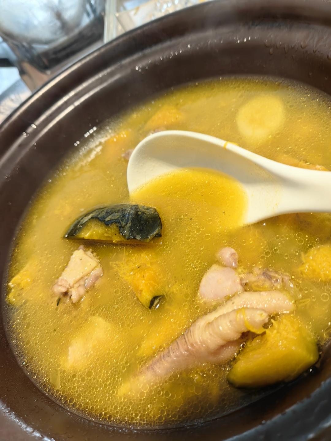 Surprise！金瓜鸡汤