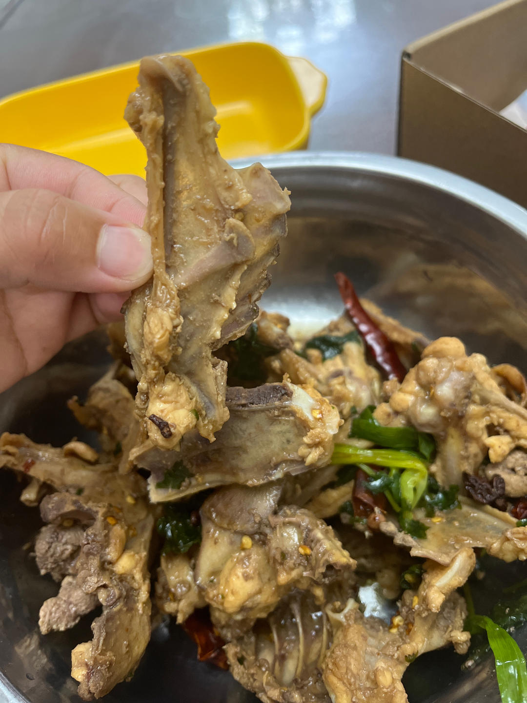辣炒鸡架