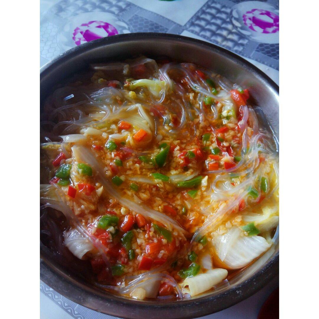 蒜蓉粉丝蒸娃娃菜
