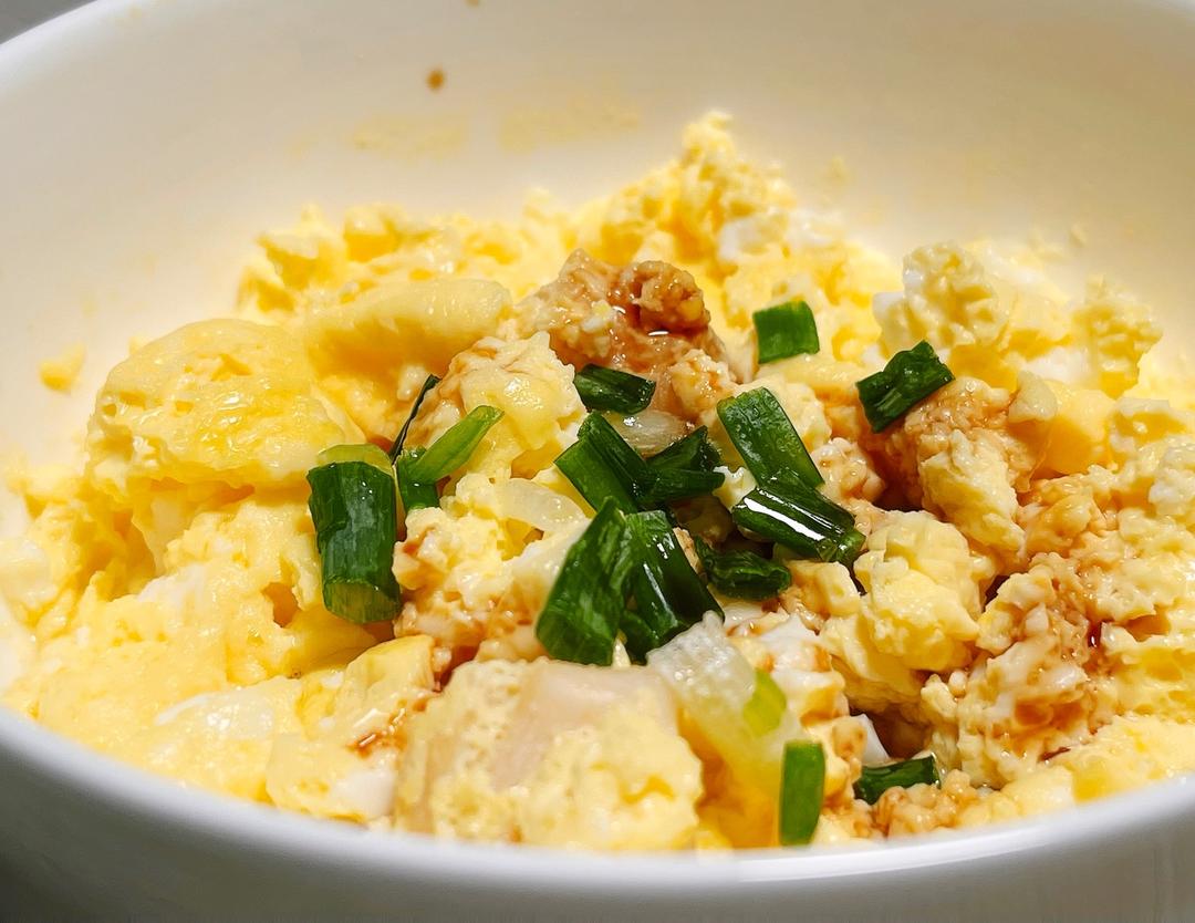 微波炉做超嫩超滑【干贝滑蛋】的做法