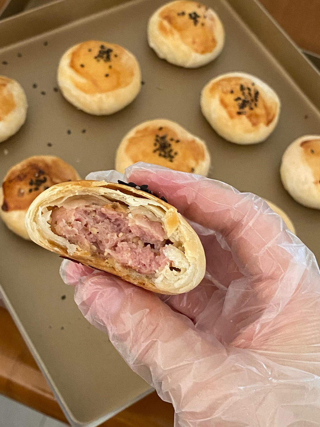 【鲜肉月饼】秋天的第一颗月饼，一口爆汁，酥香掉渣！