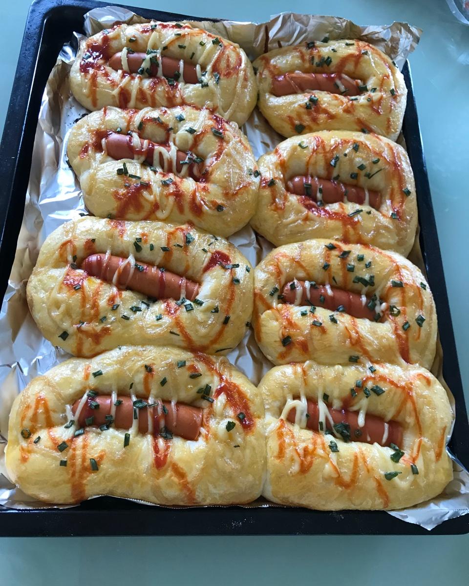 宝贝最爱的早餐：火腿肠餐包