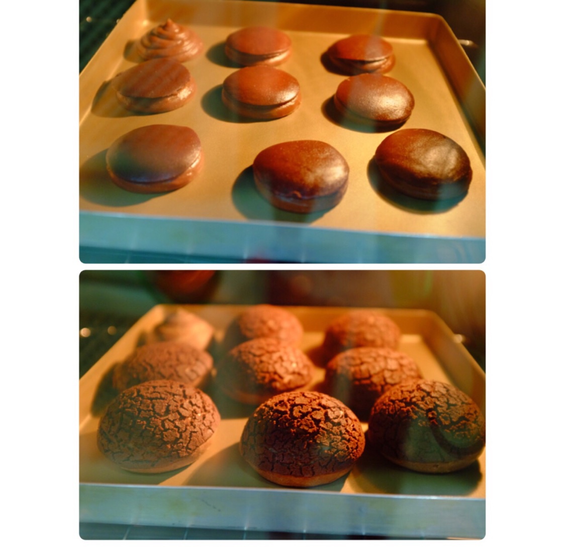 巧克力酥皮泡芙