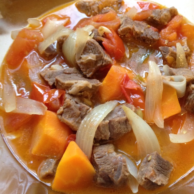 番茄蘑菇炖牛肉