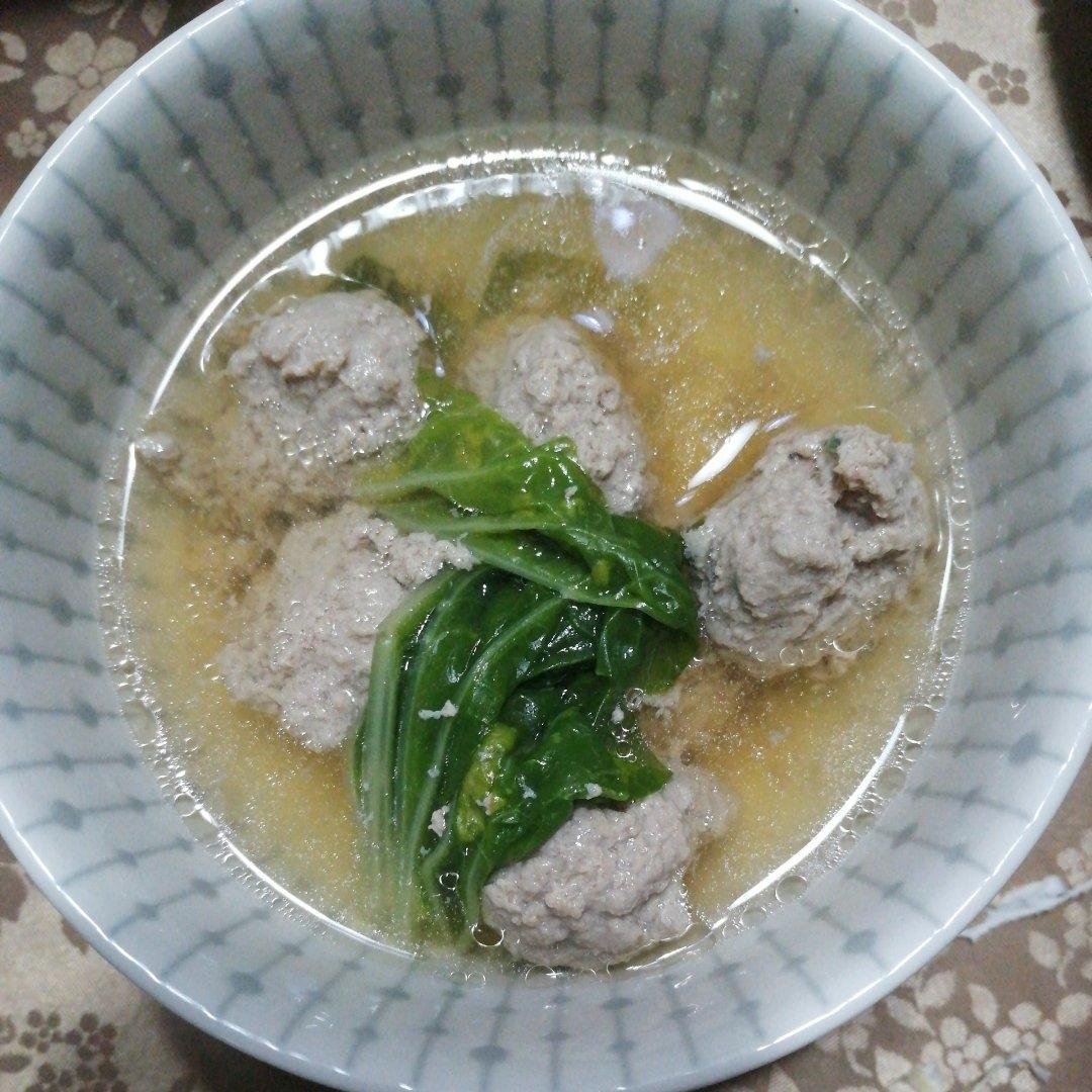 家常版牛肉丸子汤