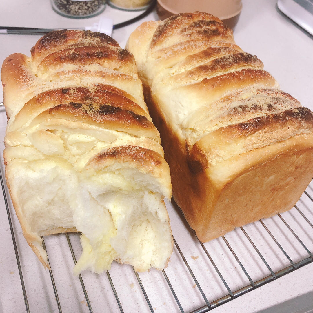 【奶酥吐司】｜简单快手版｜不用开酥