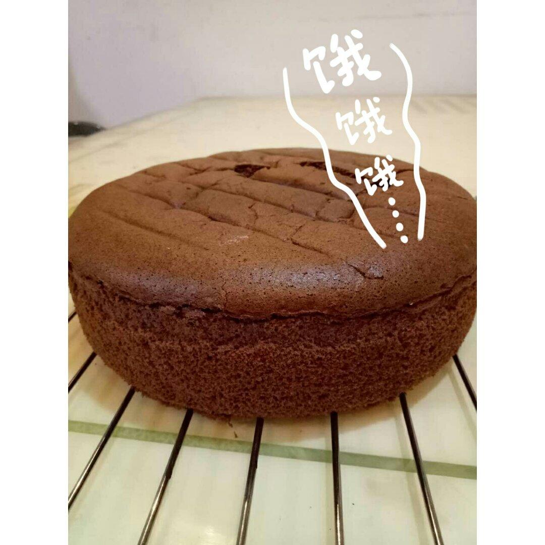 8寸可可戚风蛋糕