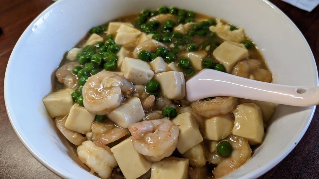 虾仁豆腐🍤