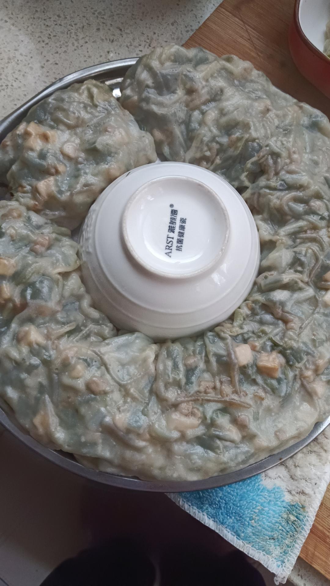 菠菜韭菜菜卷（孜卷）