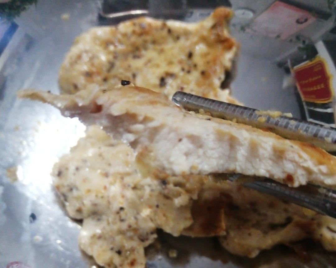 减肥餐减脂美味的无油烤鸡排（电饼档版）的做法