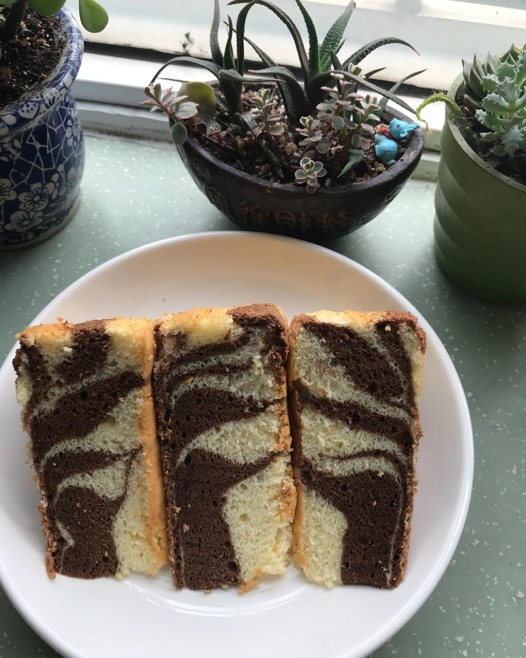 斑马纹酸奶蛋糕