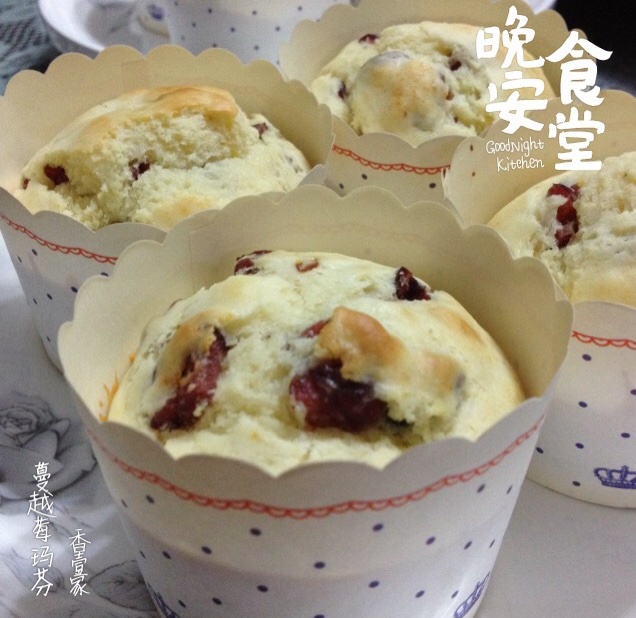 蔓越莓麦芬蛋糕