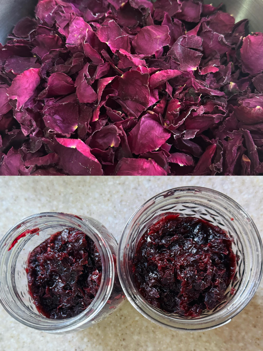 玫瑰酱——干玫瑰花瓣