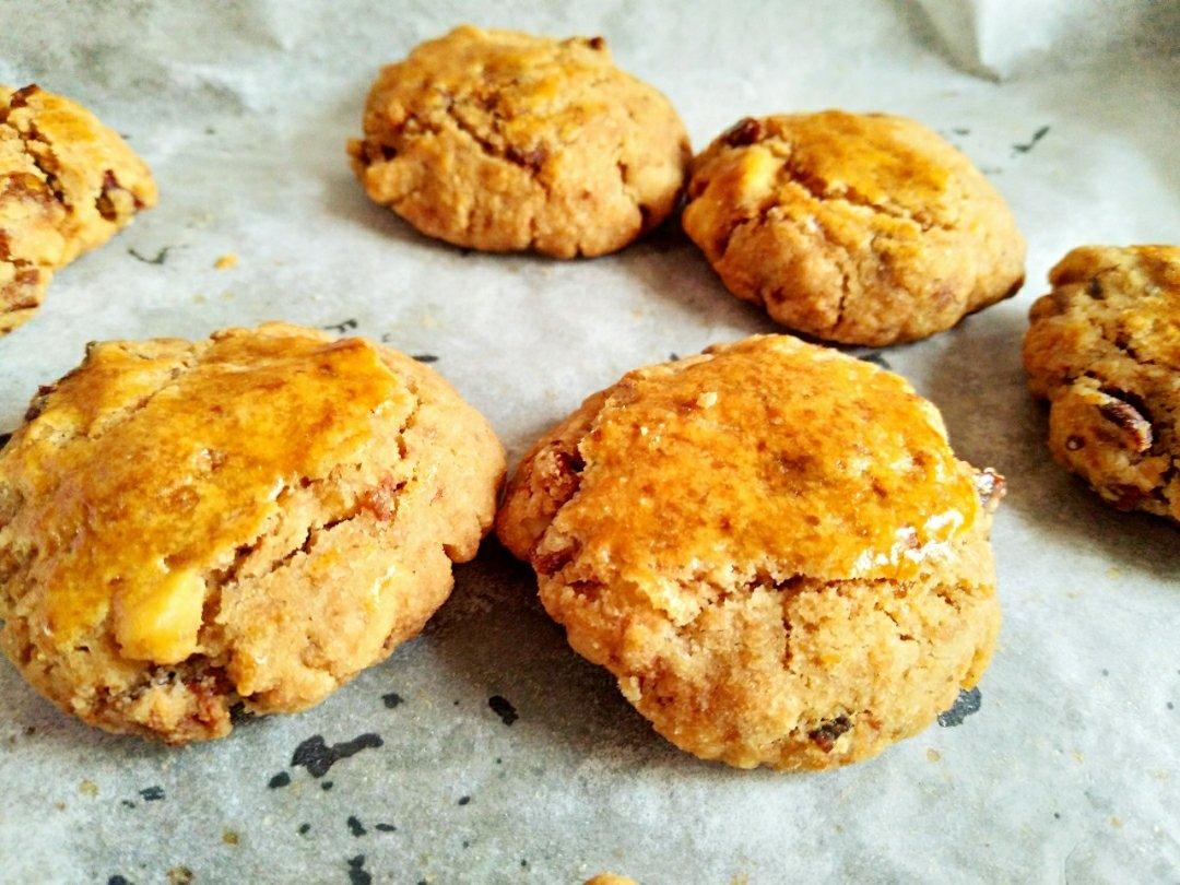 红枣红糖核桃饼干