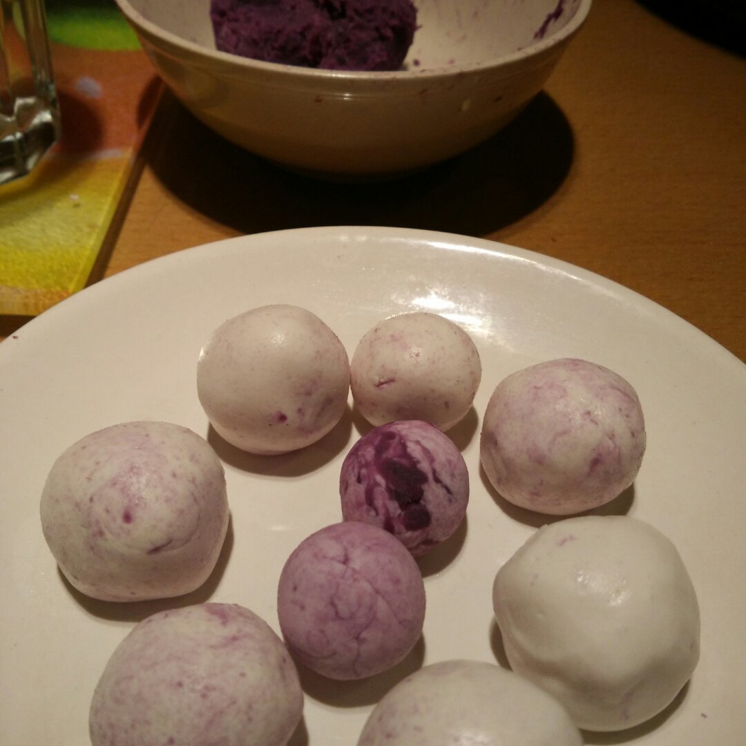 紫薯汤圆
