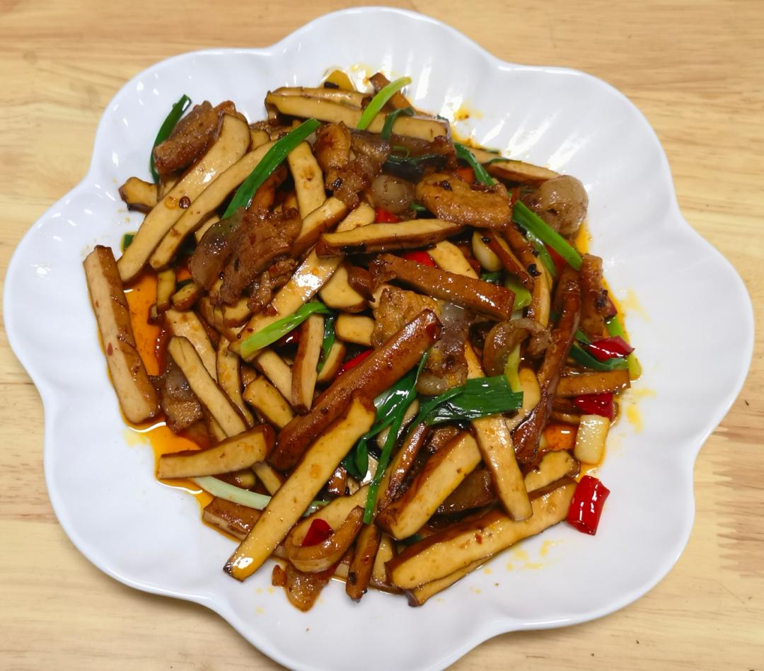 豆干炒肉丝