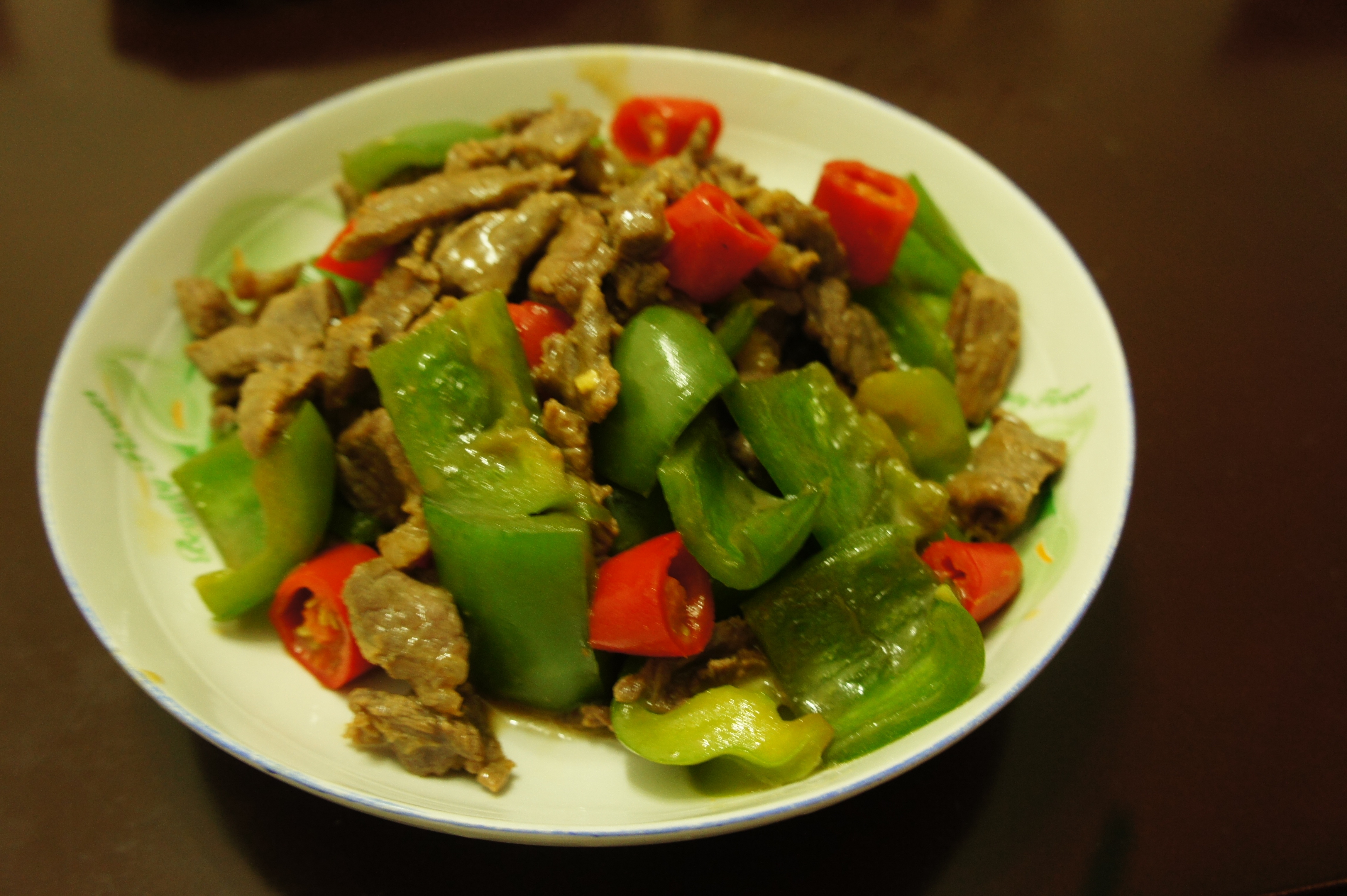 青椒炒牛肉