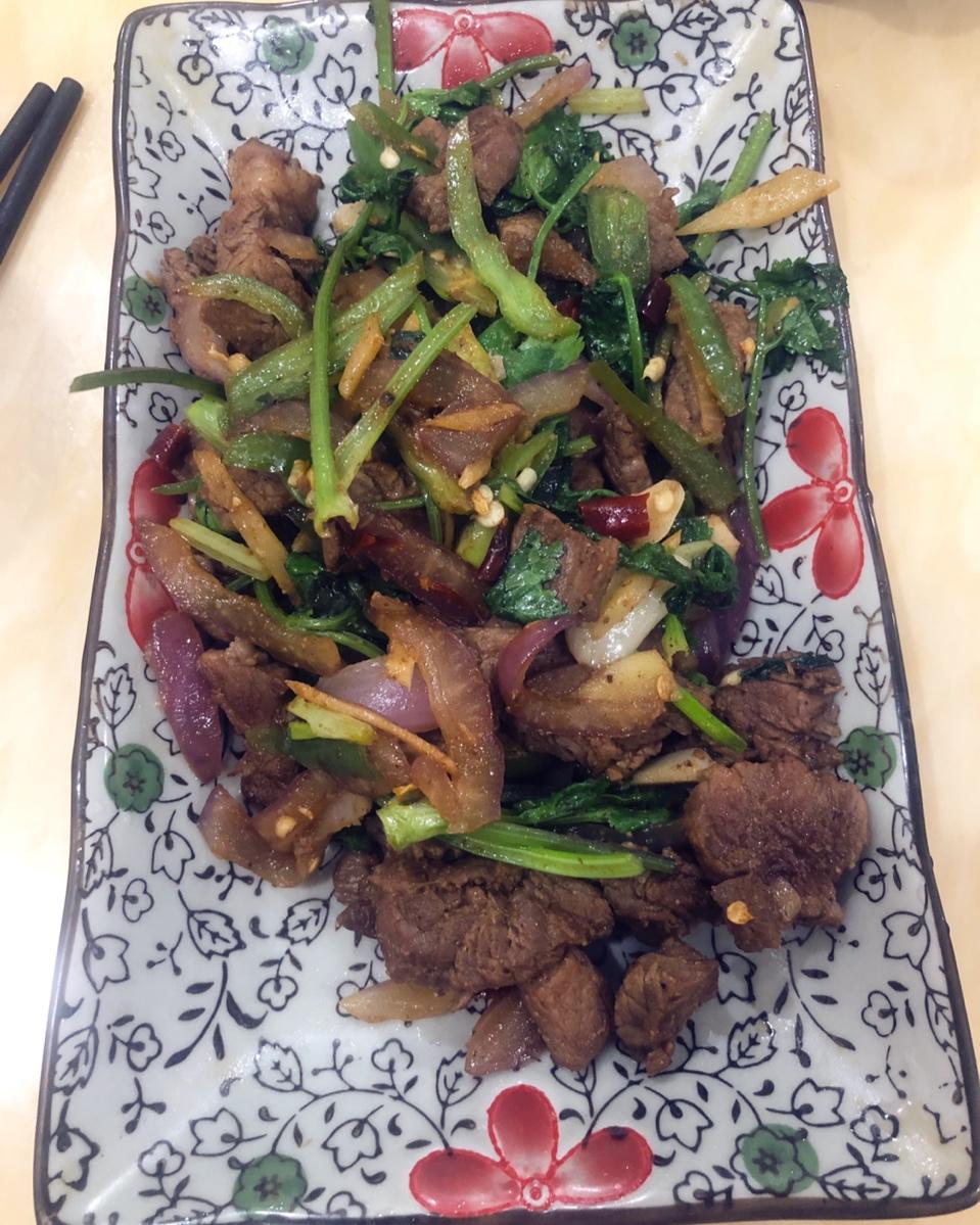 孜然牛肉粒