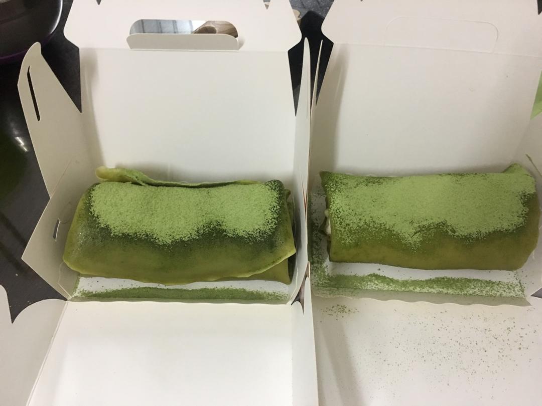 网红食谱│抹茶毛巾卷