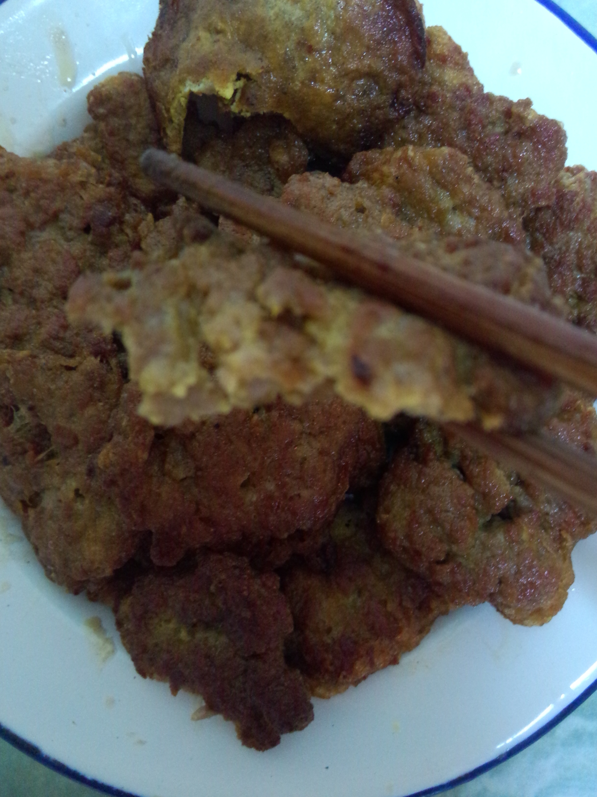 香菇煎肉饼