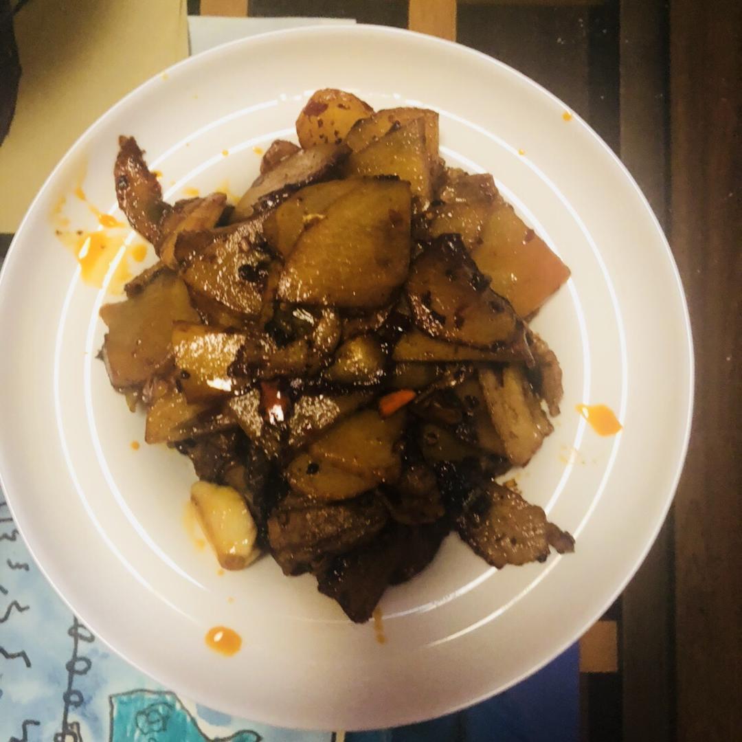 下饭的老干妈炒土豆片