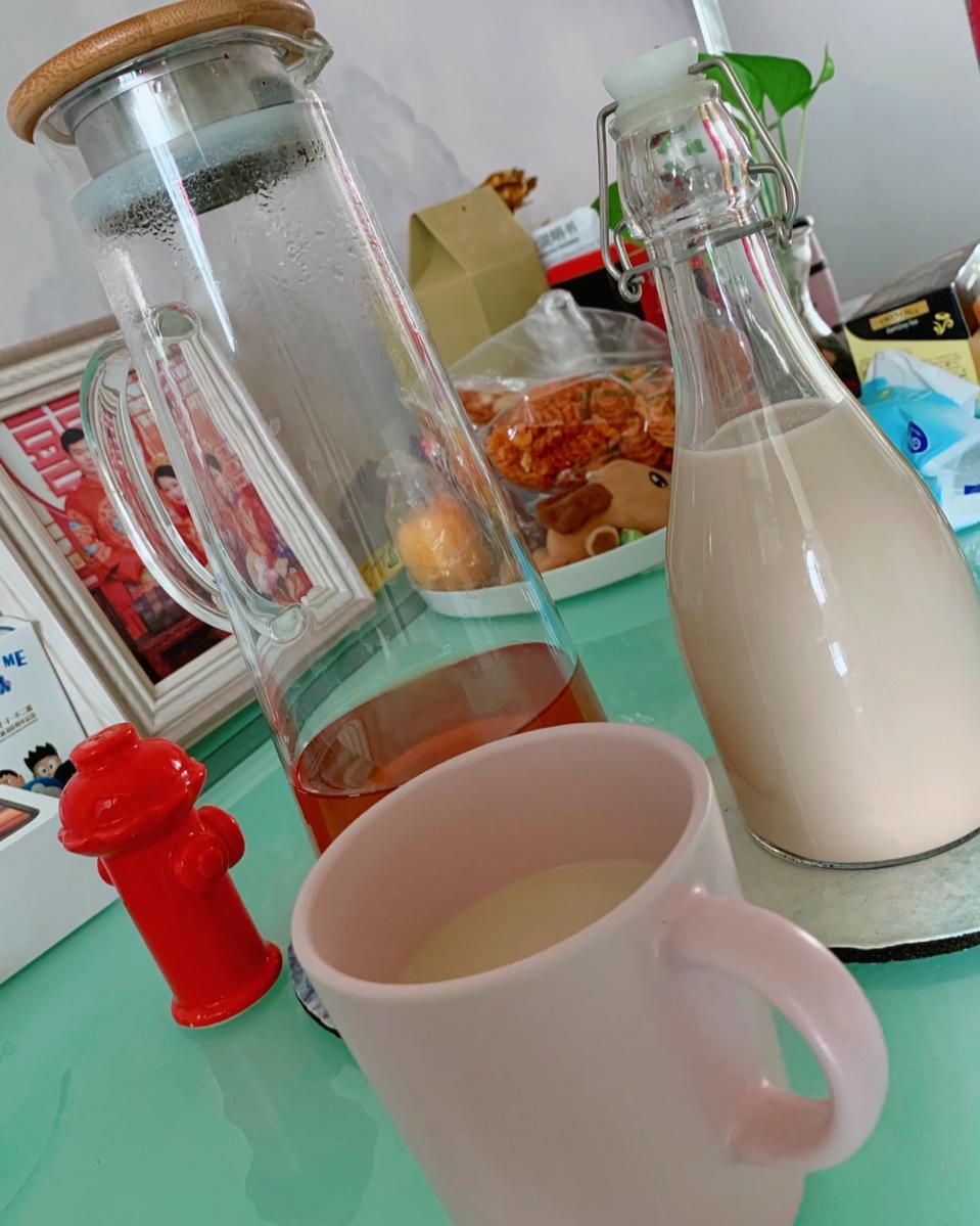 黑糖热奶茶
