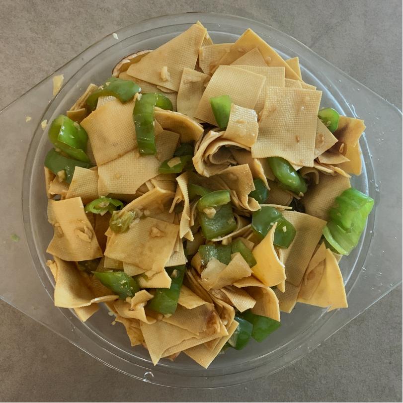 尖椒炒豆皮➕灵魂汤汁