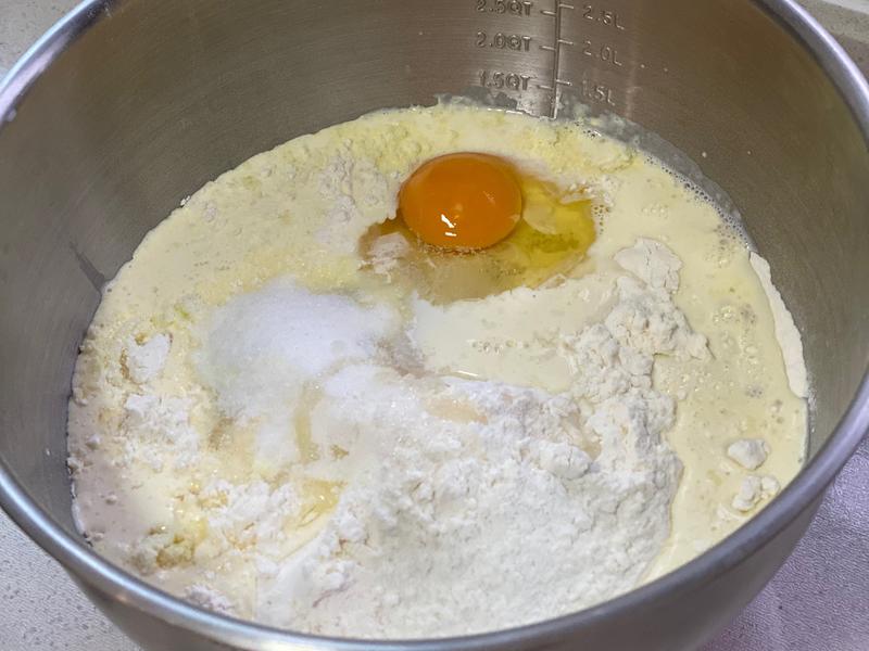 纯奶手撕吐司的做法 步骤1