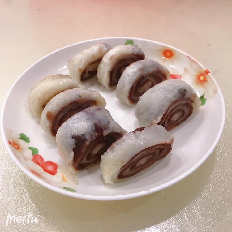 零失败！巨好吃的椰蓉豆沙糯米卷！