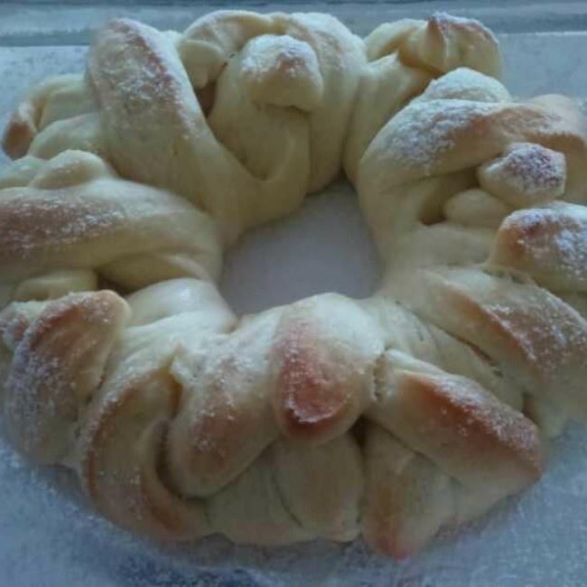 花环面包做法之一