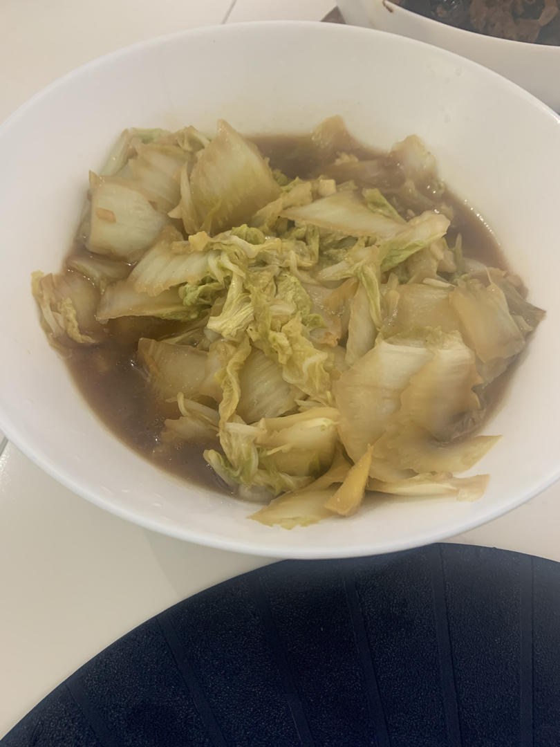 上班族的快手简单晚餐——醋溜白菜片