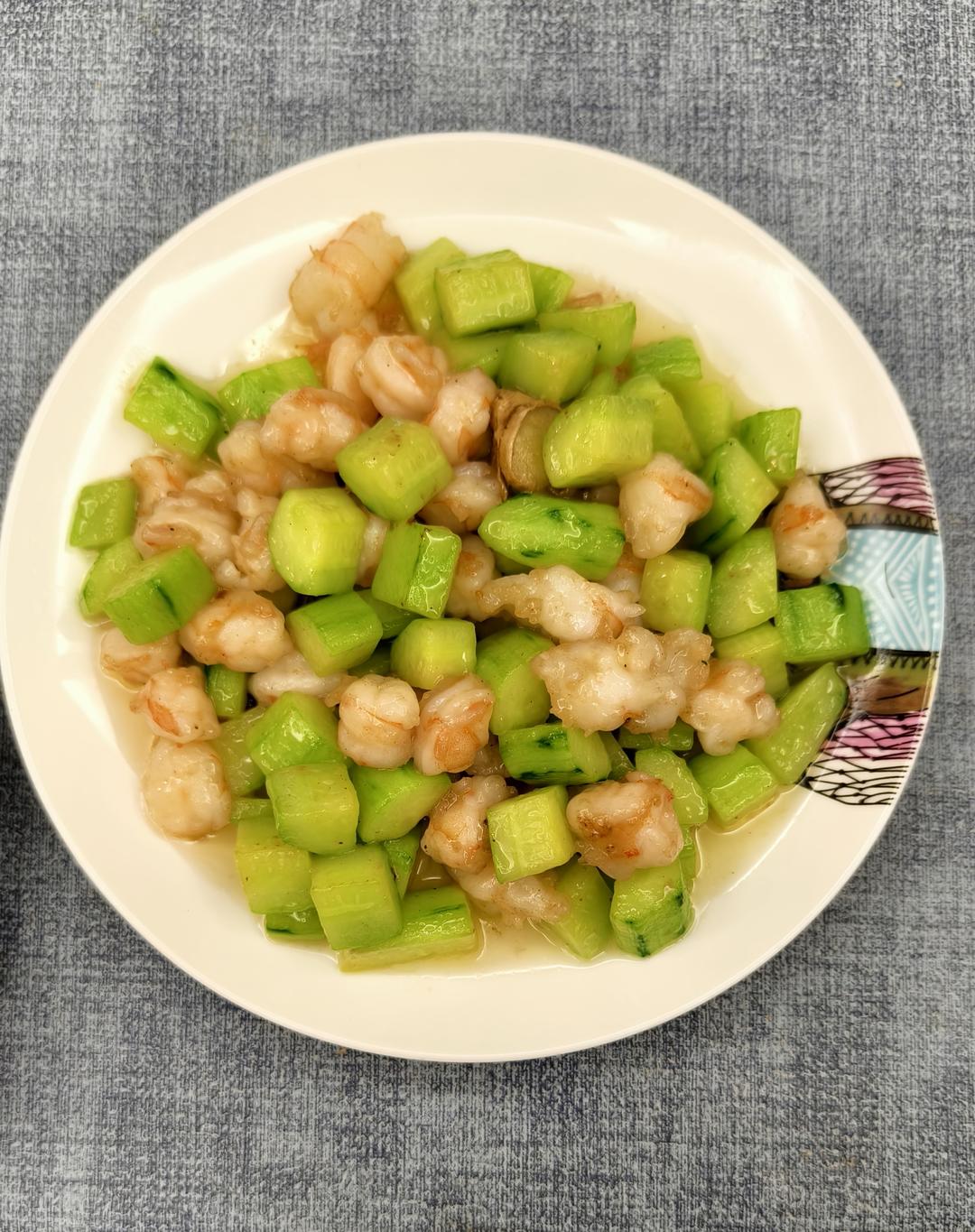 虾仁炒黄瓜