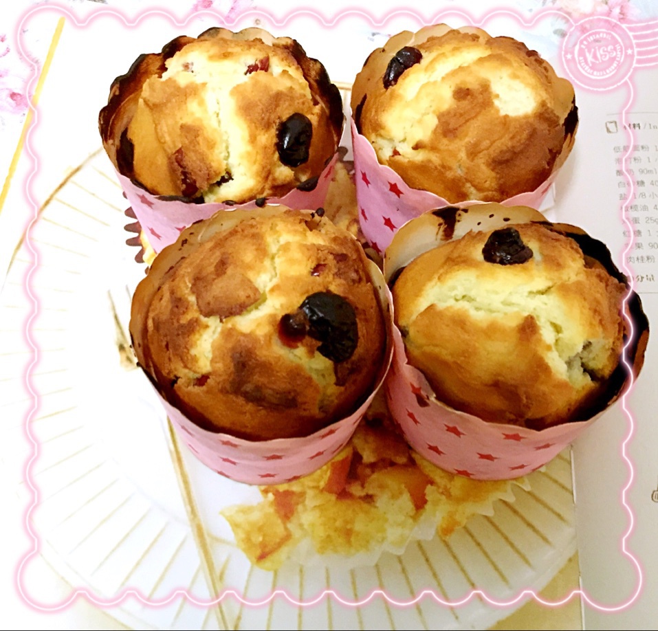 蔓越莓麦芬（乳化法）