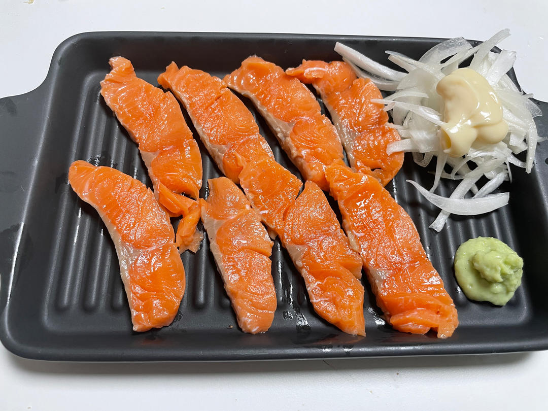 烟熏 三文鱼 半只 带皮 烤箱 炸脆 零食