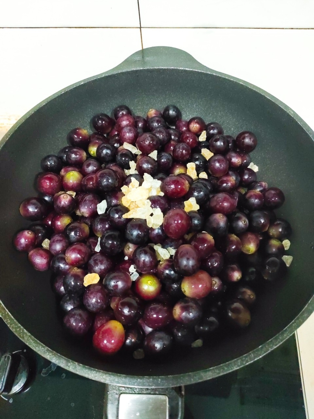 【自制葡萄果酱】有籽葡萄的做法+浓稠度对比