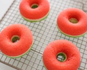 ❌油炸/搅拌就能成功的西瓜🍉甜甜圈的做法 步骤19