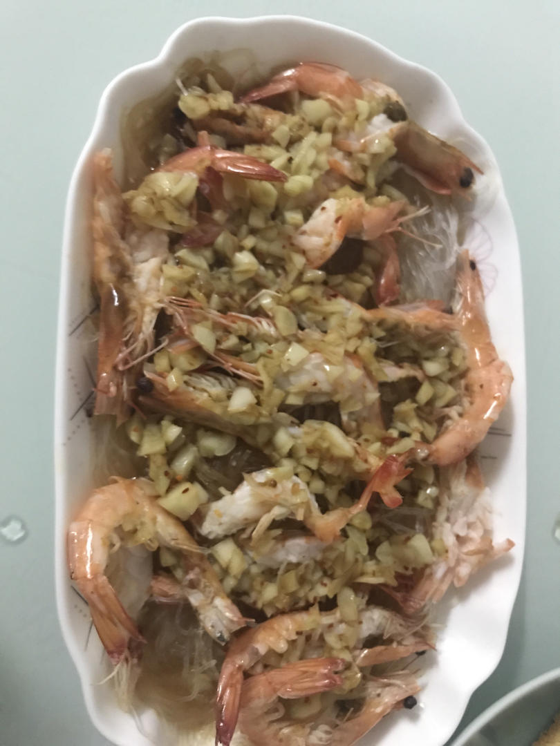 蒜蓉粉丝开背虾