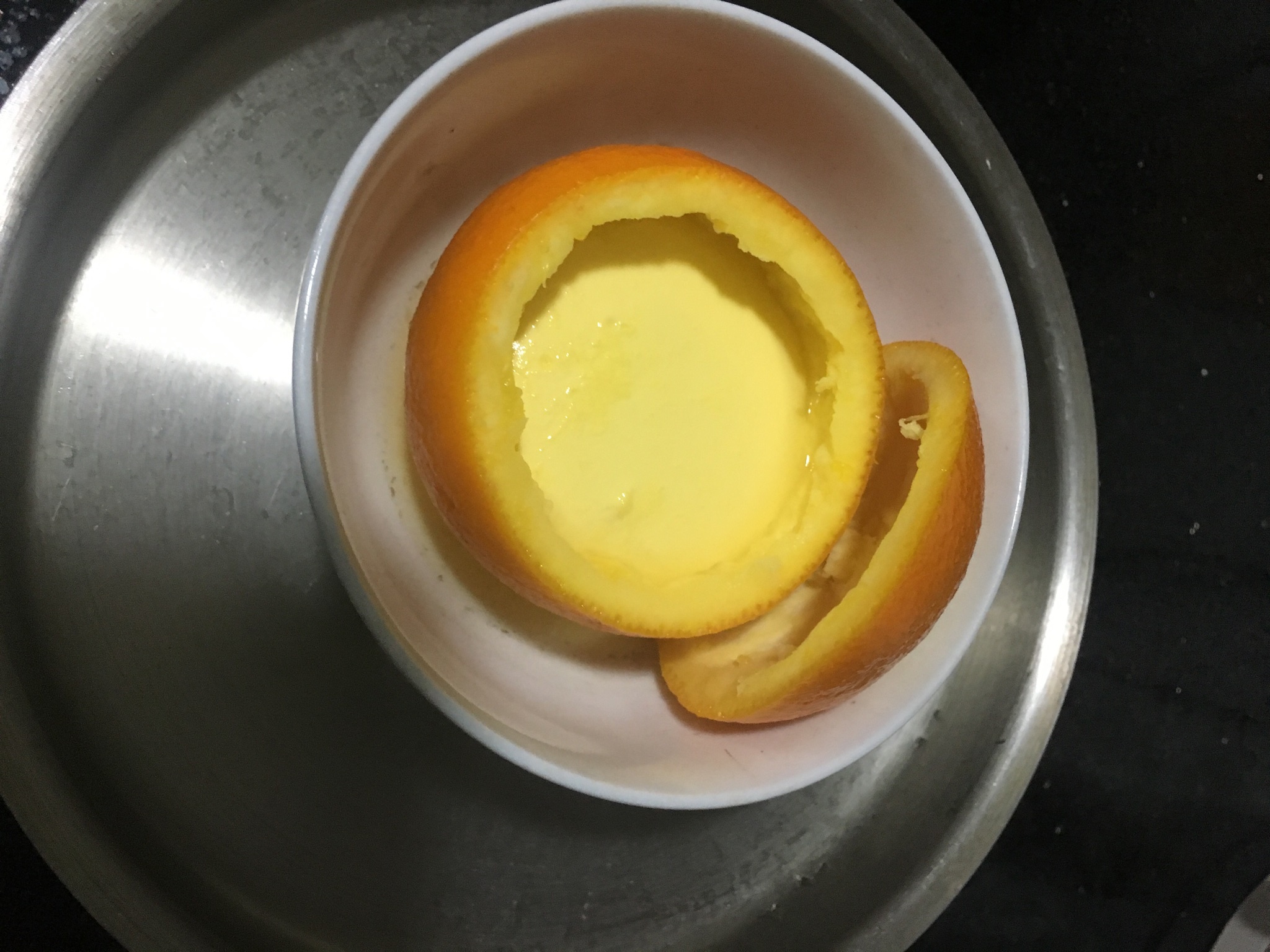 宝宝辅食之橙子蒸蛋的做法