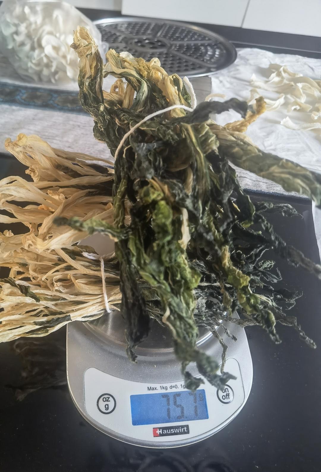 天气好好，晒点菜干吃吃