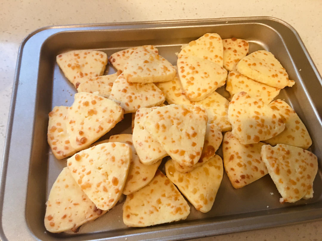 免打发❗️零失败❗️黄金芝士咸味饼干❗️