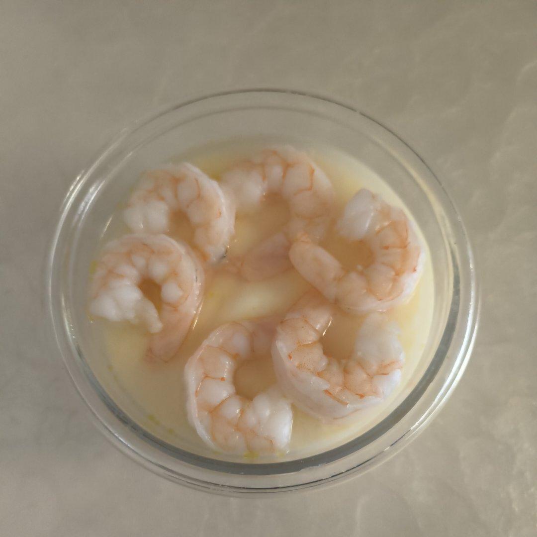 滑嫩的虾仁蛋羹