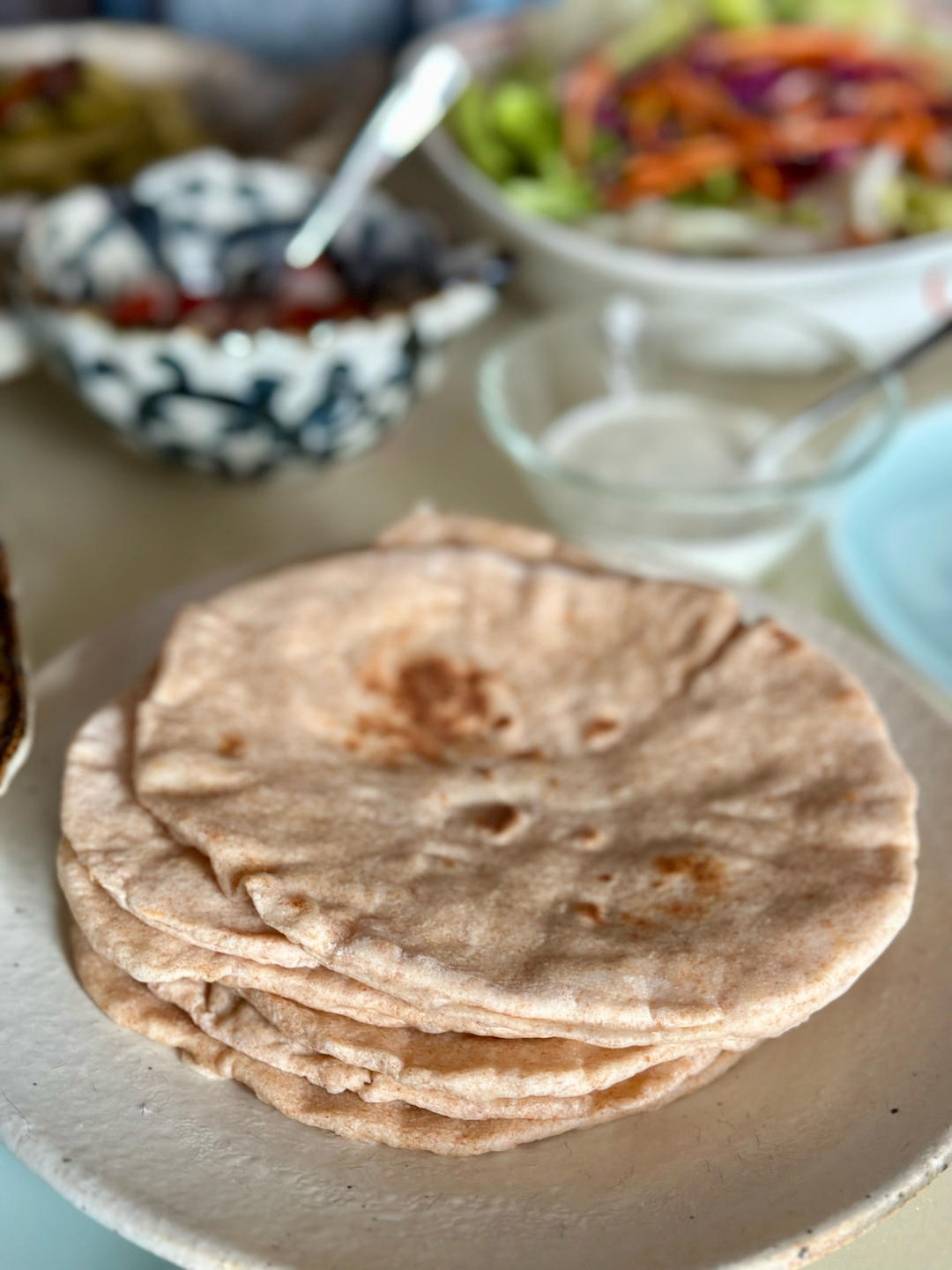 天然酵种全麦墨西哥薄饼
Sourdough Whole Wheat Tortilla