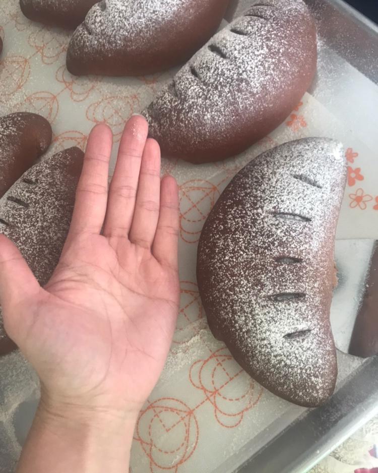 可可麻薯紫米软欧