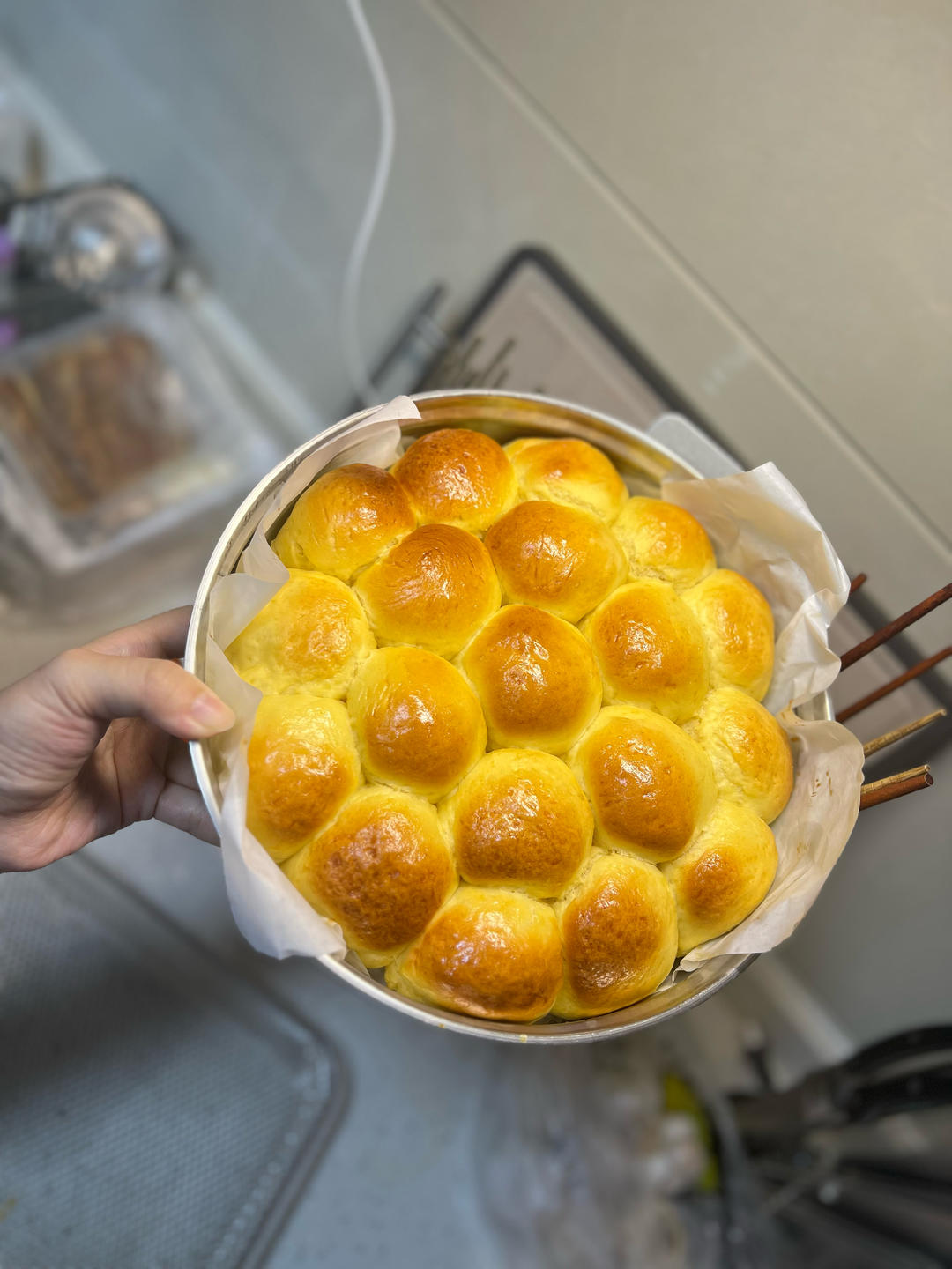 纯奶手撕吐司的做法 步骤1