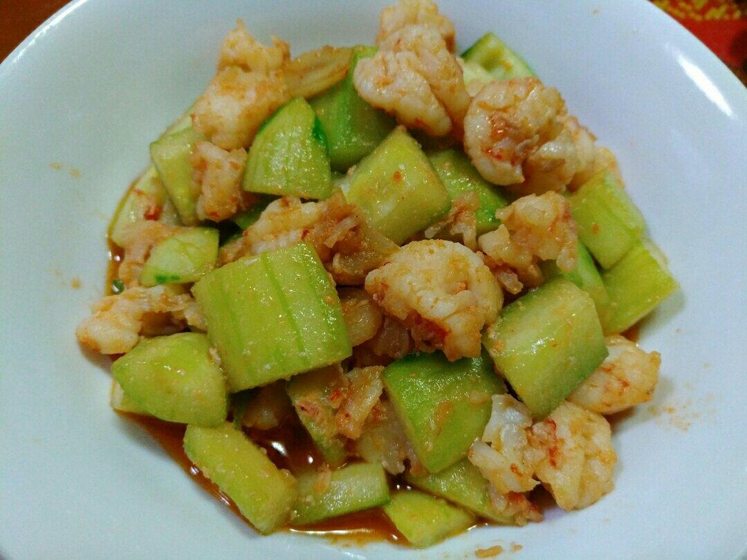 虾仁炒青瓜